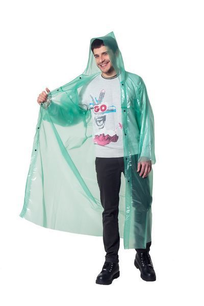 Рыбацкий плащ-дождевик на застежке 000348 фото