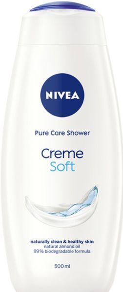 Гель-догляд для душу Nivea Creme Soft і мигдалева олія 500 мл 003935 фото Гель-догляд для душу Nivea Creme Soft і мигдалева олія 500 мл 003935 фото