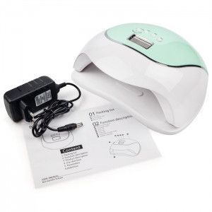 Лампа для маникюра UV+LED SUN BQ-V5 120W MACAROON GREEN 002519 фото
