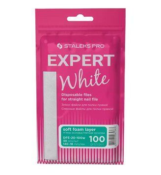 Набор сменных файлов для пилки прямой Staleks EXPERT 20 100 грит (30 шт) - DFE-20-100w 000589 фото
