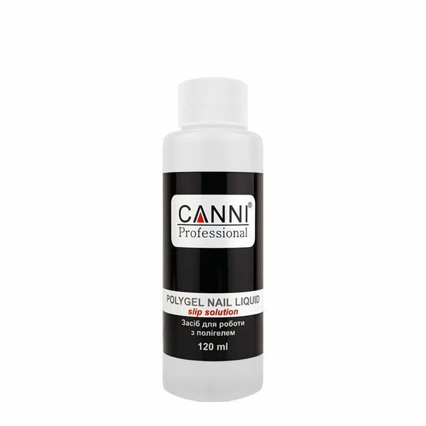 Жидкость для работы с полигелем (акригелем) Slip solution CANNI, 120 ml 003805 фото Жидкость для работы с полигелем (акригелем) Slip solution CANNI, 120 ml 003805 фото