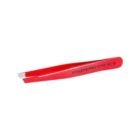 Пінцет для брів Staleks EXPERT 11 TYPE 3 - TE-11/3 000646 фото Пінцет для брів Staleks EXPERT 11 TYPE 3 - TE-11/3 000646 фото