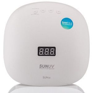 Лампа для манікюру LED+UV SUNUV SUN 4S 48W white-pink (Оригінал) 002542 фото