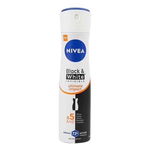 Антиперспирант Nivea Черное и Белое Невидимый: Ultimate Impact 150 мл 003940 фото Антиперспирант Nivea Черное и Белое Невидимый: Ultimate Impact 150 мл 003940 фото