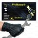 Супер міцні рукавички розмір XL (9-10) ProMates , щільність 9 г.- чорні (90 шт) 002832 фото 1
