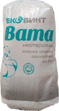 Вата ролик медицинская нестерильная Экобинт 25 г 002281 фото