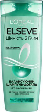 Шампунь L'Or&eacute;al Paris Elseve Ценность 3 глин 400 мл 003943 фото