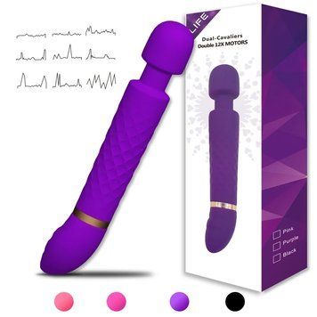 Melo Двойной вибратор массажер с 12 режимами вибрации 005372 фото