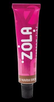 ZOLA Фарба для брів із колагеном 15ml. 02 Warm brown 004962 фото