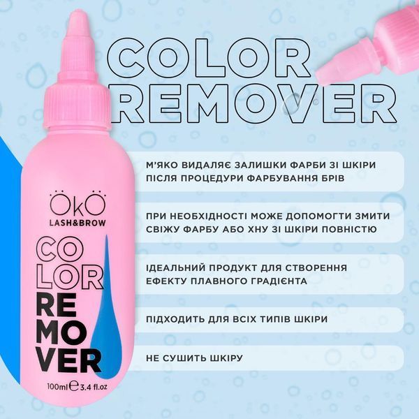Ремувер OKO Color Remover для видалення фарби, 100 мл 005393 фото