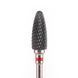 Фреза керамічна Nail Drill для зняття гель-лаку (Кукурудза) &mdash; 641 0 701 чорна (червона насічка) 002567 фото 1