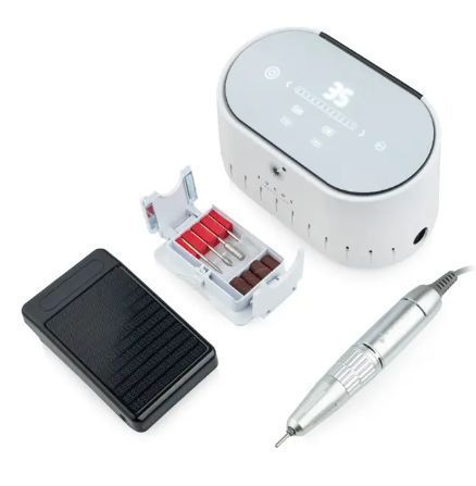 Фрезер для манікюру Bucos Nail Drill X3 PRO WHITE PEARL - 35 000 об/хв 65W 002803 фото