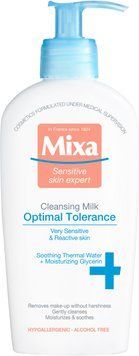 Молочко для снятия макияжа с глаз Mixa Hydrating для чувствительной кожи лица 200 мл 003914 фото