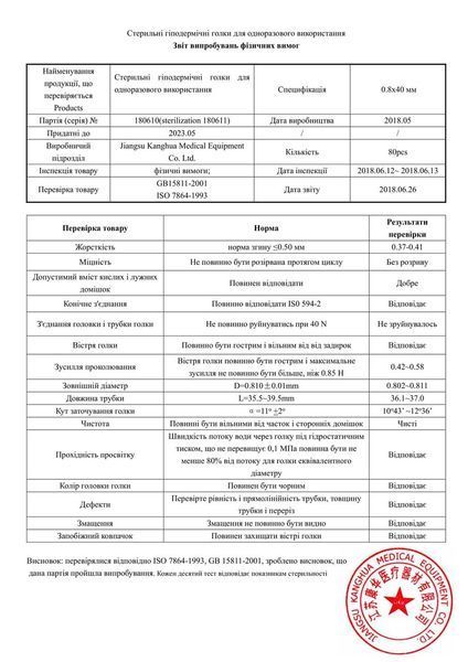 Шприц 10 мл з голкою ДВОкомпонентний 21G (0,8 х 40 мм) Luer, Alexpharm 002690 фото