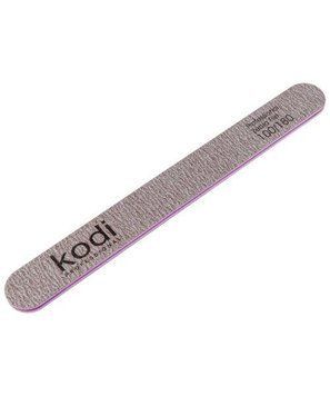 Kodi №83 Пилка для нігтів пряма 100/180 (колір: коричневий, розмір:178/19/4) 004161 фото
