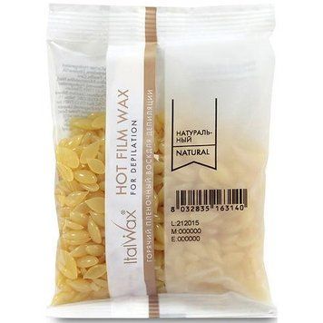 Воск горячий гранулированный натуральный Ital Wax 3133 100г 001893 фото