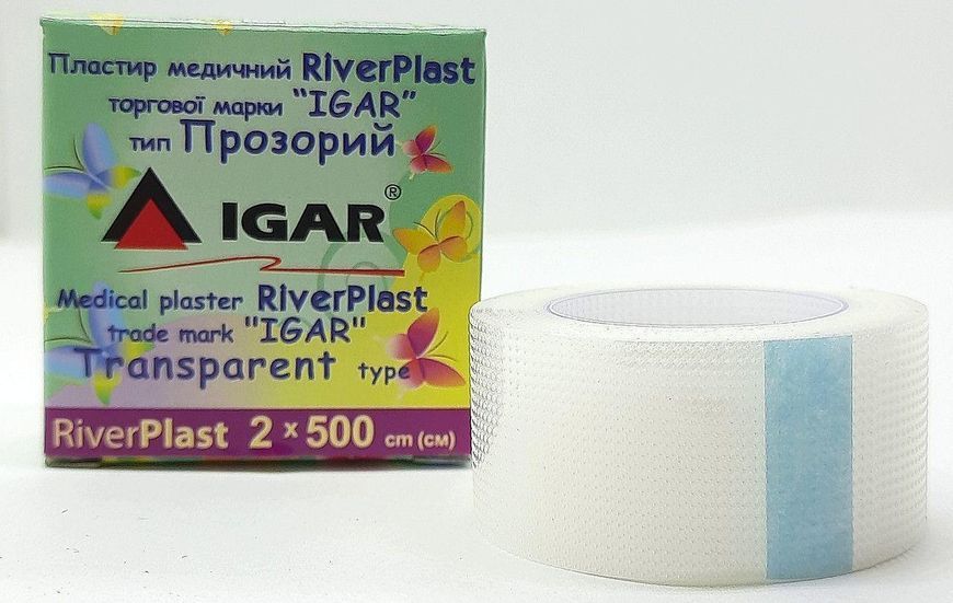 Пластырь на катушке IGAR RiverPlast Прозрачный 2 см х 5 м 004203 фото Пластырь на катушке IGAR RiverPlast Прозрачный 2 см х 5 м 004203 фото