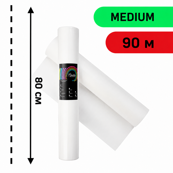 Простирадло з перфорацією SanGig 80 см - 90 м (180 см / 50 шт) - Medium Білий 005011 фото Простирадло з перфорацією SanGig 80 см - 90 м (180 см / 50 шт) - Medium Білий 005011 фото