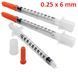BD MicroFine Plus 0.5 мл U-100 (упаковка 100 шт) Инсулиновый шприц 31G (0.25*6 mm) 000001 фото 2