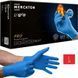 Нитриловые перчатки Cупер прочные GoGrip Mercator Medical, плотность 7.2 г. - голубые (50шт/25пар) L (8-9) 002289 фото 1